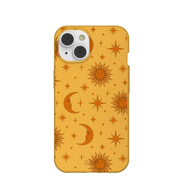 Honey Sun and Moon iPhone 14 Case