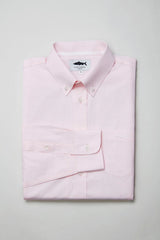 Salmon Pink Cotton Shirt for Men