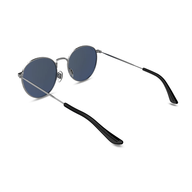 Santorini Rounds Sunglasses in Silver