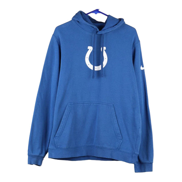 Indianapolis Colts Nike NFL Hoodie - Large Blue Cotton Blend