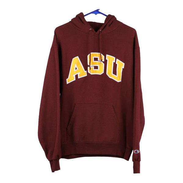 ASU Champion College Hoodie - Medium Burgundy Cotton Blend
