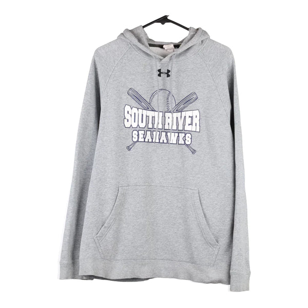 South River Seahawks Under Armour College Hoodie - Medium Grey Cotton Blend