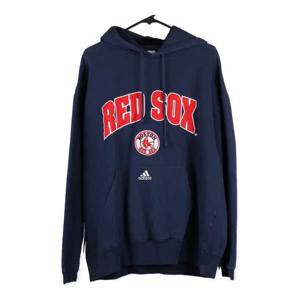 Boston Red Sox Adidas MLB Hoodie - XL Blue Cotton Blend