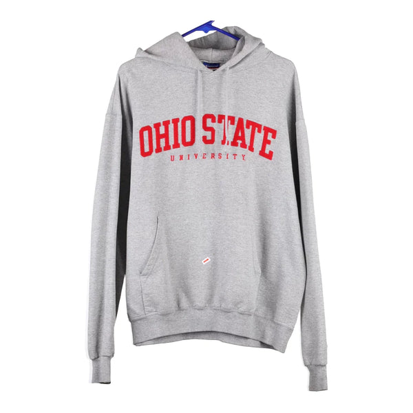Ohio State University Champion Hoodie - Large Grey Cotton Blend