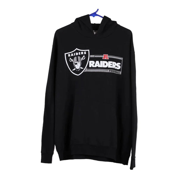 Las Vegas Raiders Nfl NFL Hoodie - Large Black Cotton Blend