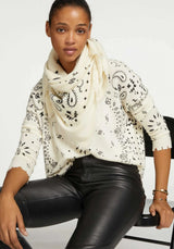 Sweater Mela Bandana F2500 Blanc
