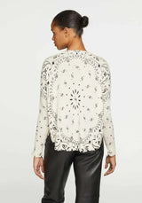 Sweater Mela Bandana F2500 Blanc