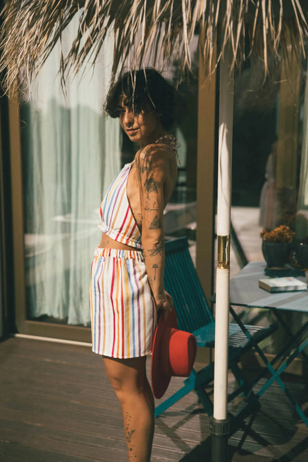 CEREUS SHORTS - STRIPES