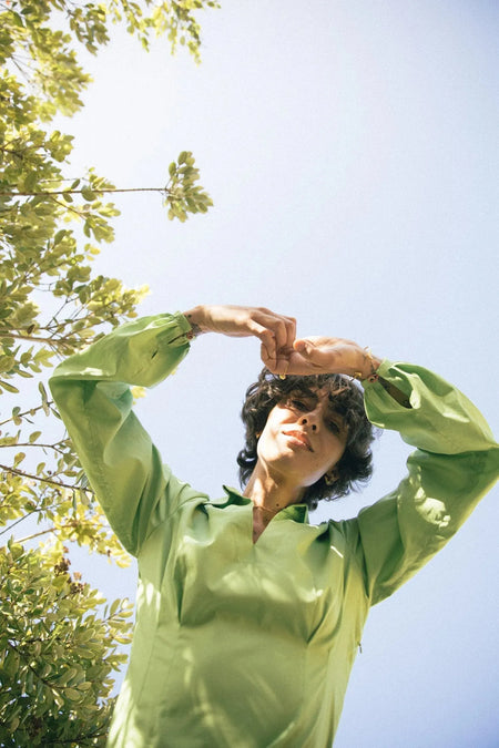 YUCCA BLOUSE - GREEN