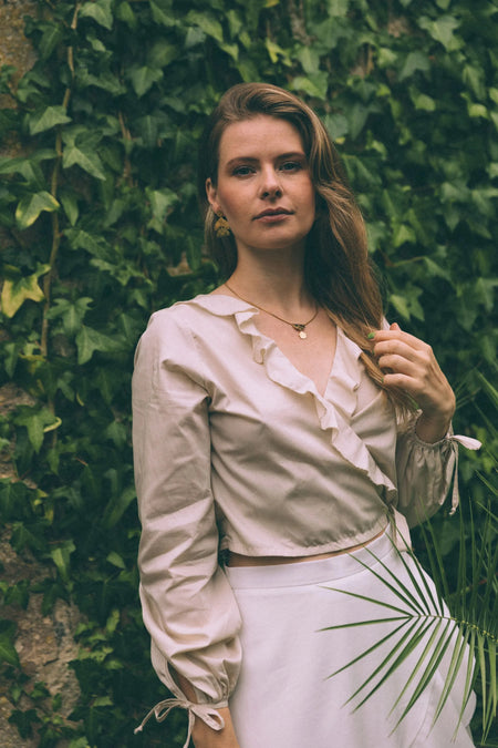 RUSSULA BLOUSE - ECRU