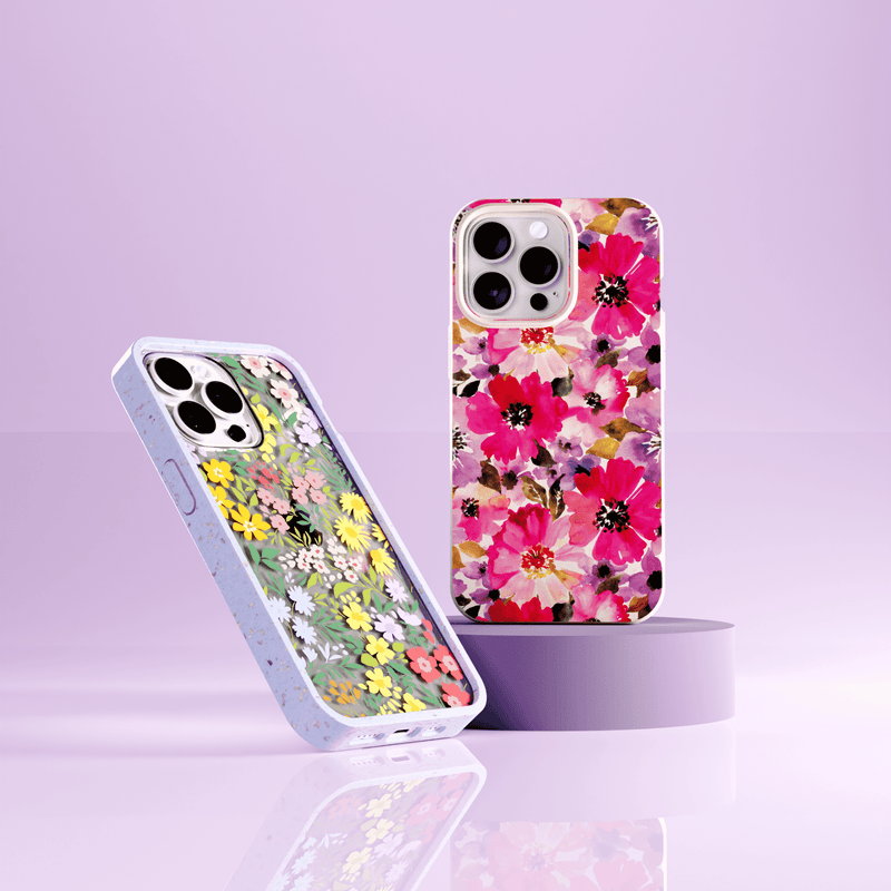 Clear Blooming Wild iPhone 6/6s/7/8/SE Case With Lavender Ridge