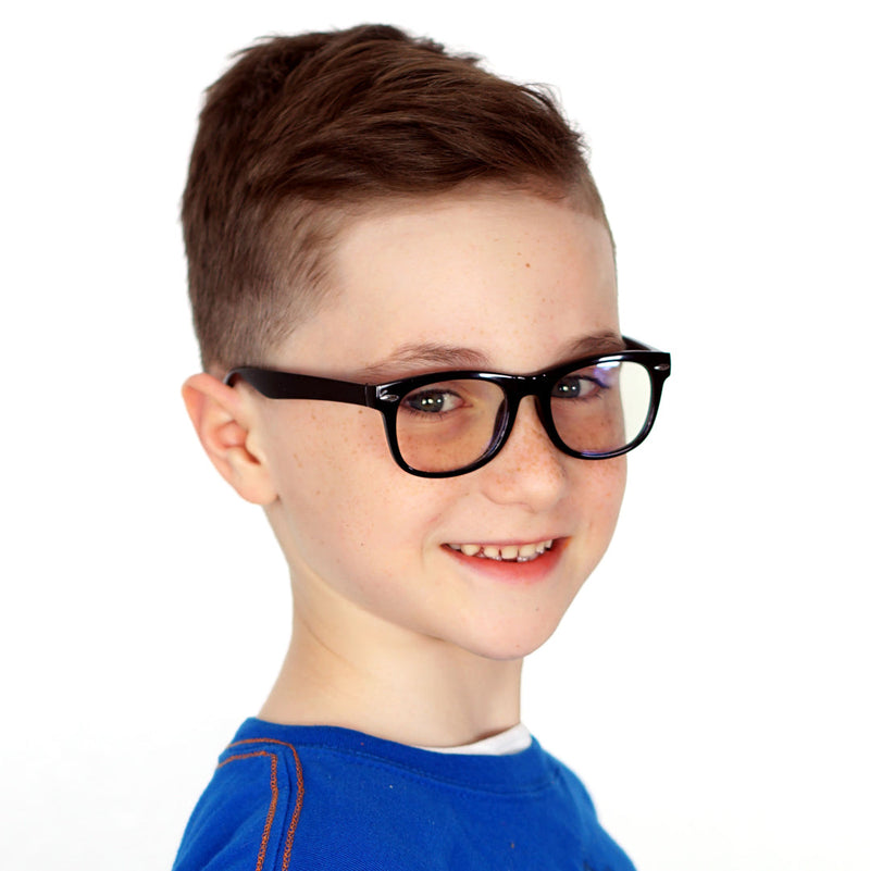 Topfoxx Kids Blue Light Blockers Square Frame Junie Black