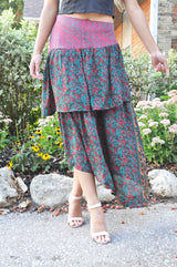 Sundance Ruffle Maxi Skirt - Wholesale - Upcycled ***Available to pre-order for SS23***