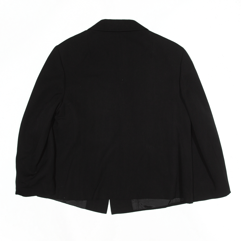 Vintage DIXIE Jacket Black 80s Wool Blazer Womens M