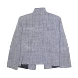 TAHARI Blazer Jacket Blue Check Womens XL