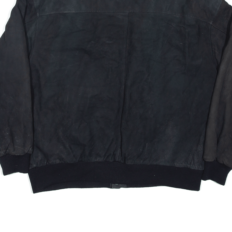 Vintage HONNEYWELL AND TODD Jacket Black 90s Leather Bomber Mens 2XL