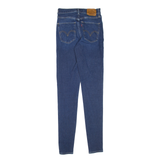 LEVI'S Mile High BIG E Jeans Blue Denim Slim Skinny Stone Wash Womens W24 L30