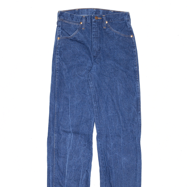 WRANGLER USA Blue Denim Slim Straight Jeans Womens W25 L36