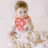 cute baby in the wee bean organic cotton and bamboo lucky cat collection