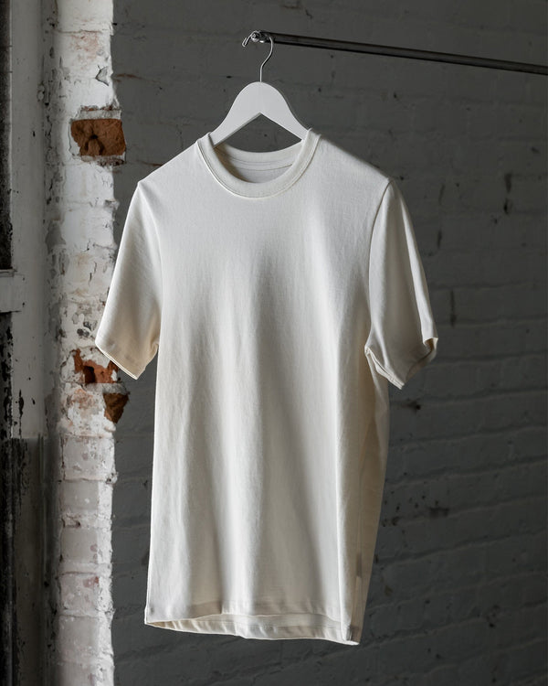 The Premium Organic Cotton Tee in Natural - Front #color_natural