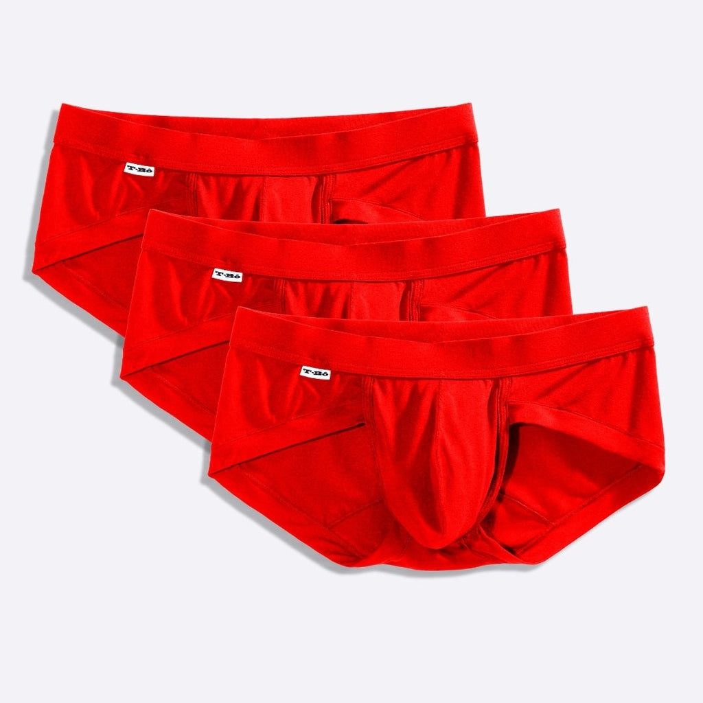 TBô Men's Bamboo Boxer Brief 3-Pack - The Most India