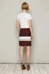 Togo Skirt (Burgundy)