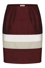 Togo Skirt (Burgundy)