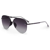 Smaller Megan 2 Faded Black - Tangle Free Aviator Sunglasses
