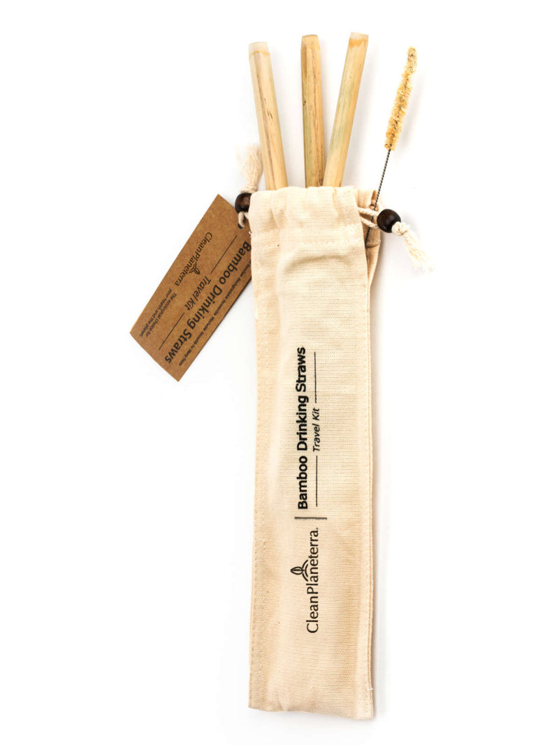 Bamboo Drinking Straws Travel Kit