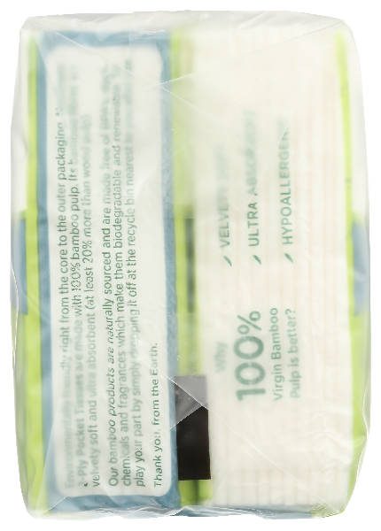 NooTrees Bamboo Pocket Tissue 2ply 9 sheets - 10 Packets