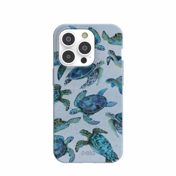 Powder Blue Underwater iPhone 14 Pro Case