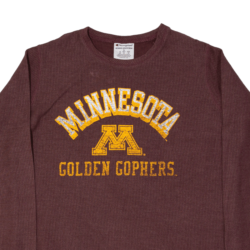 CHAMPION Minnesota Golden Gophers USA Sweatshirt Maroon Mens S