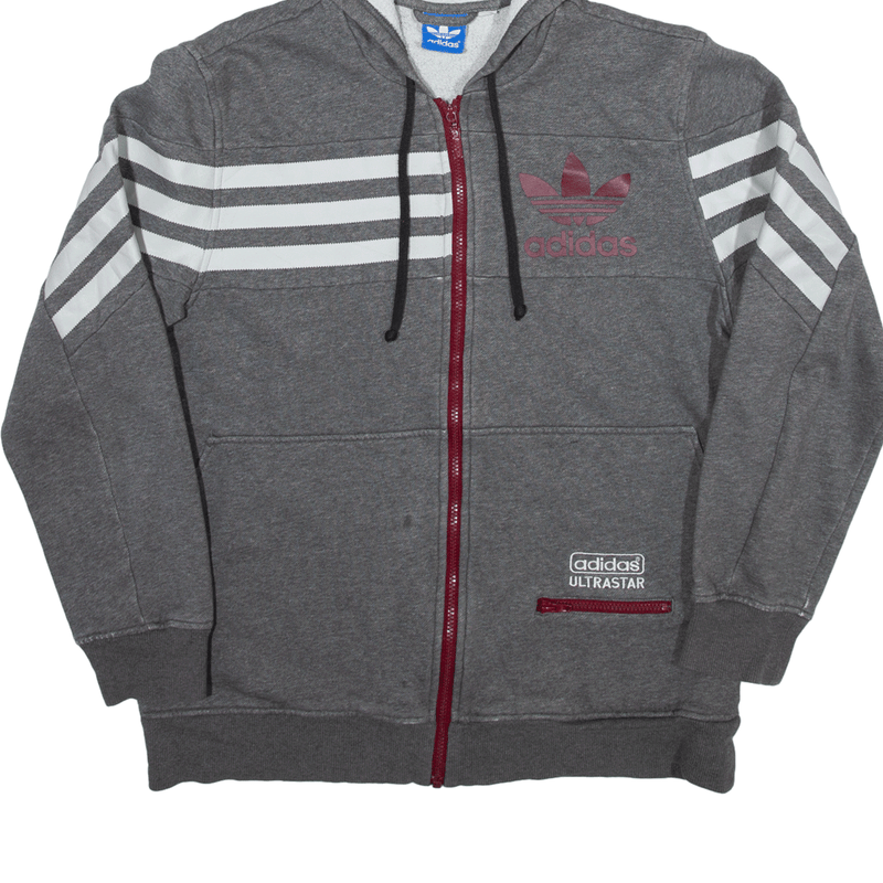 ADIDAS 2019 Hoodie Grey Full Zip Mens L