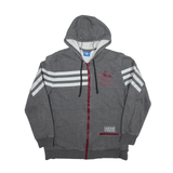 ADIDAS 2019 Hoodie Grey Full Zip Mens L