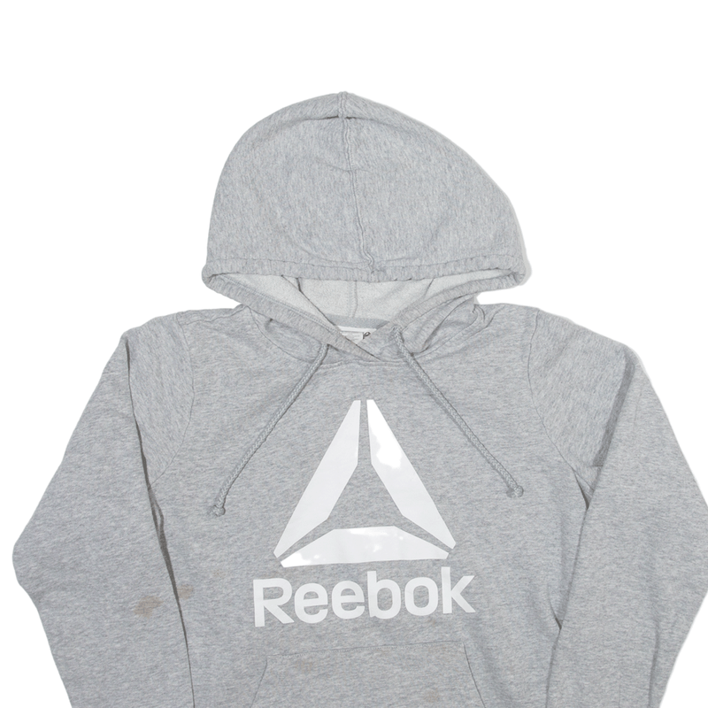 REEBOK Hoodie Grey Pullover Girls M