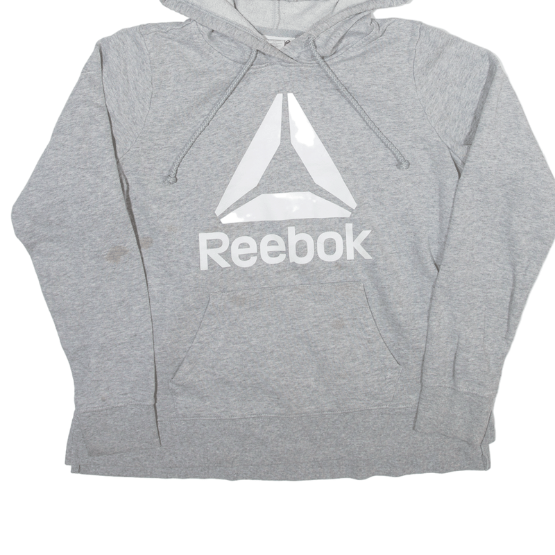 REEBOK Hoodie Grey Pullover Girls M