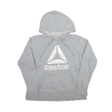 REEBOK Hoodie Grey Pullover Girls M