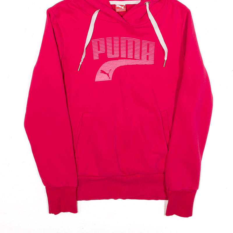 PUMA Sports Hoodie Pink Pullover Womens S