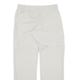 COLUMBIA Cargo Zip-off Girls Trousers Beige Loose Straight Nylon W30 L29