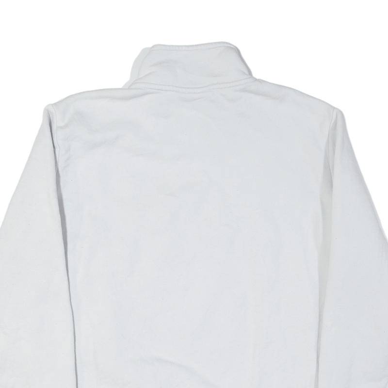 FILA Sweatshirt White 1/4 Zip Mens S