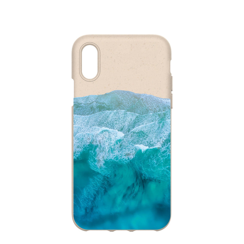 Seashell Waves iPhone X Case
