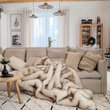 Fur Blanket - THE WILDEST DREAM Beige