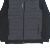 REEBOK Insulated Puffer Jacket Grey Colourblock Mens S
