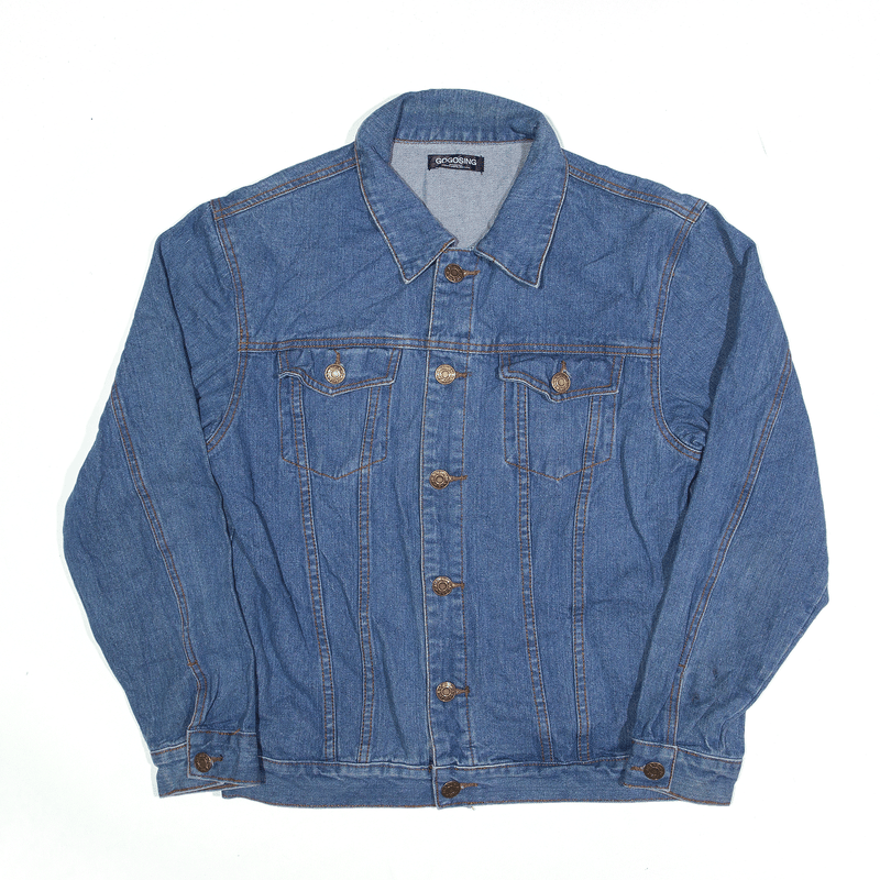 GOGOSING Jacket Blue Denim Mens L