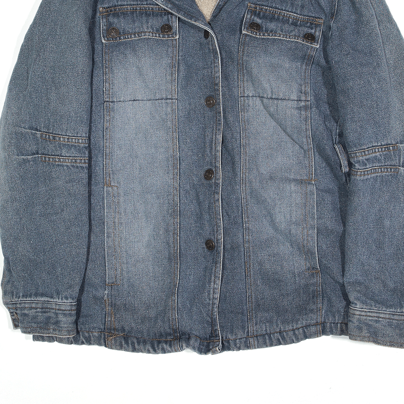 FS SPORT Fleece Lined Jacket Blue Denim Womens L