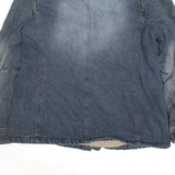 FS SPORT Fleece Lined Jacket Blue Denim Womens L