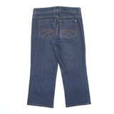TOMMY HILFIGER Cropped Jeans Blue Denim Regular Straight Womens W30 L22