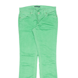 RALPH LAUREN Trousers Green Regular Tapered Womens W29 L34