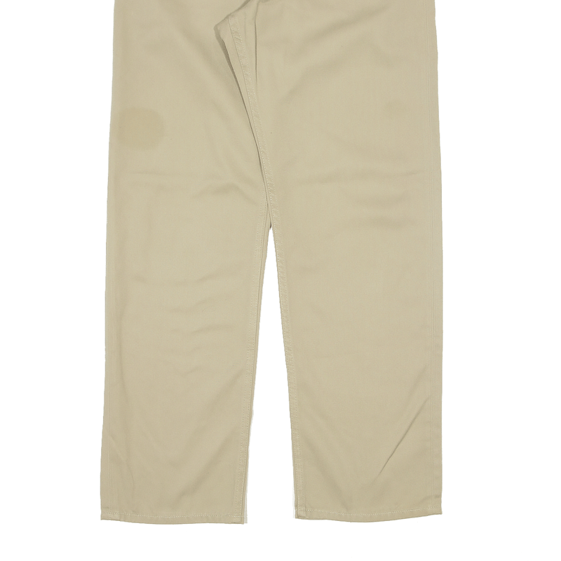 TOMMY HILFIGER Uptown Trousers Beige Regular Straight Mens W34 L32