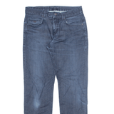 HUGO BOSS Womens Jeans Blue Regular Tapered Denim Stone Wash W32 L32